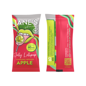 JANES APPLE LOLLIPOP (60mg)