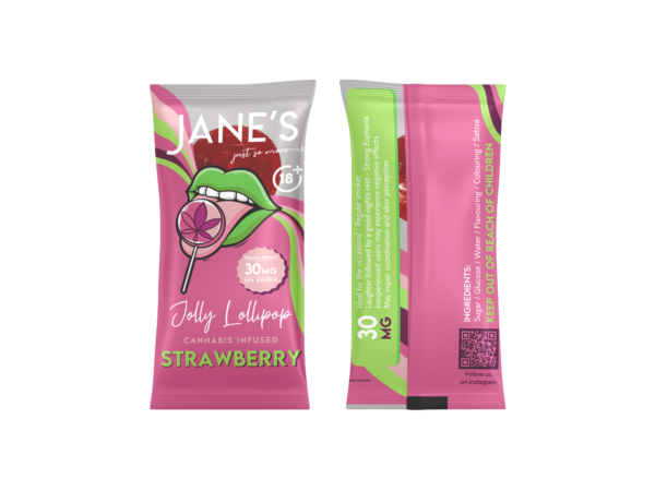 Jane's Strawberry Lollipop (30mg)